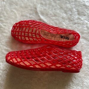 Red Lattice Jelly Flats